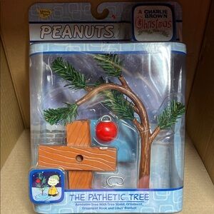 Peanuts The Pathetic Tree with Red Ornament